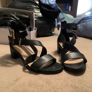 heeled sandals